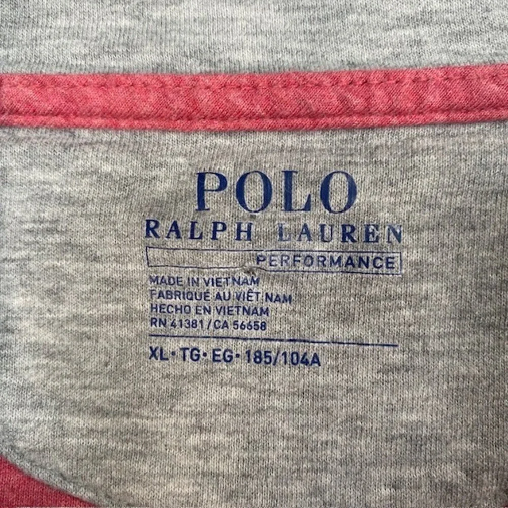 Polo Ralph Lauren Performance Quarter Zip Pullover Sweatshirt Red‎ XL
